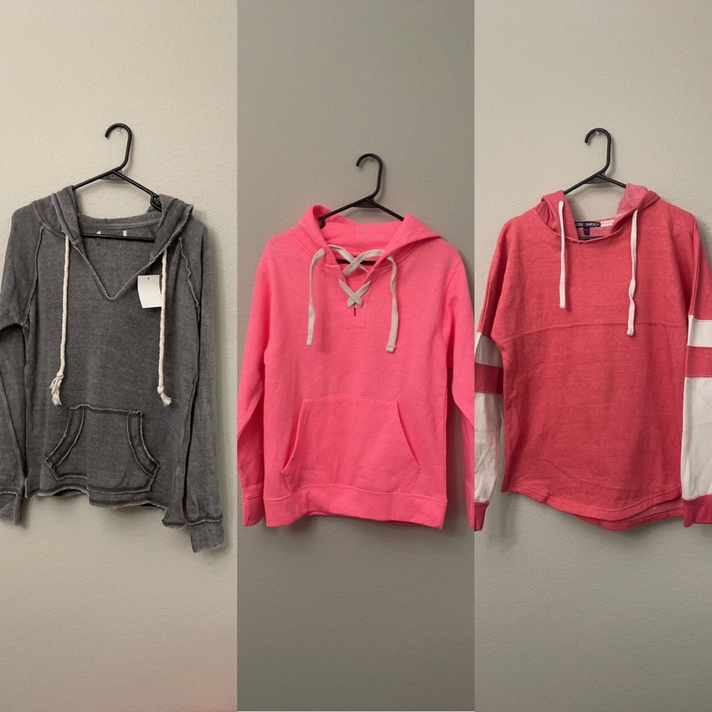 Three (3) Jr’s Small Hoodies Bundle